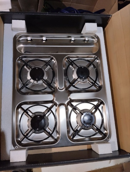 Варочная панель газовая Dometic HB 4500 , 12V, 4 конфорки,