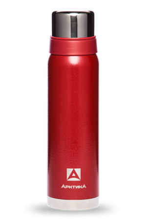 Термос Арктика (0,9 литра) с узким горлом американский дизайн, красный