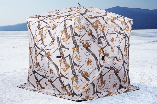 Палатка для рыбалки 6-местная HIGASHI WINTER CAMO PENTA HOT, зимняя, трехслойная, -45