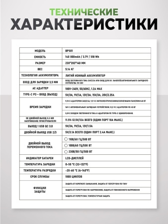 Портативная электростанция Boltpower 500 MAX