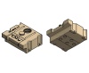 Бак для воды Goebel 45л 55x48x22см