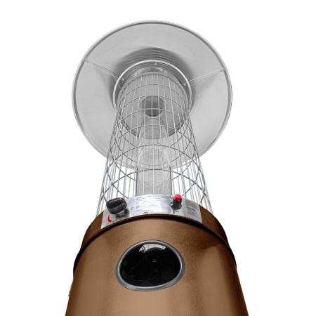 Уличный газовый обогреватель Aesto A-08Т, античный коричневый