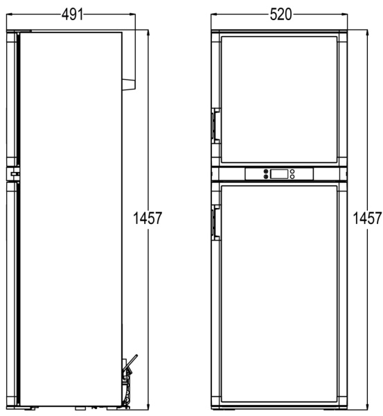 Компрессорный автохолодильник MobileComfort MC-CRX-170(12/24/220V)