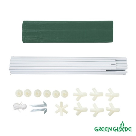 Тент садовый Green Glade 1001 2х2х2х2,6м полиэтилен