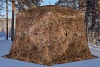 Палатка для рыбалки 6-местная HIGASHI CAMO CHUM HOT DC, зимняя, трехслойная, -45