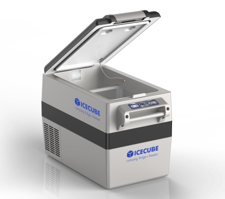 Компрессорный автохолодильник ICE CUBE IC40 серый (12/24/110/220V)