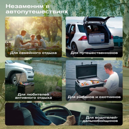 Компрессорный автохолодильник Meyvel AF-M30 Black (12/24V)