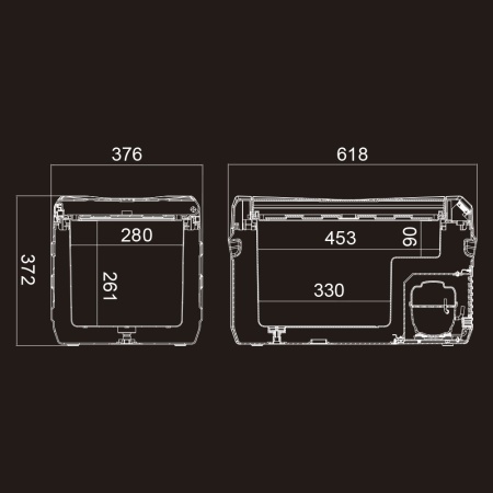 Компрессорный автохолодильник Meyvel AF-F30 (12/24V)
