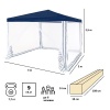 Тент садовый Green Glade 1033 3х3х2,5м полиэтилен