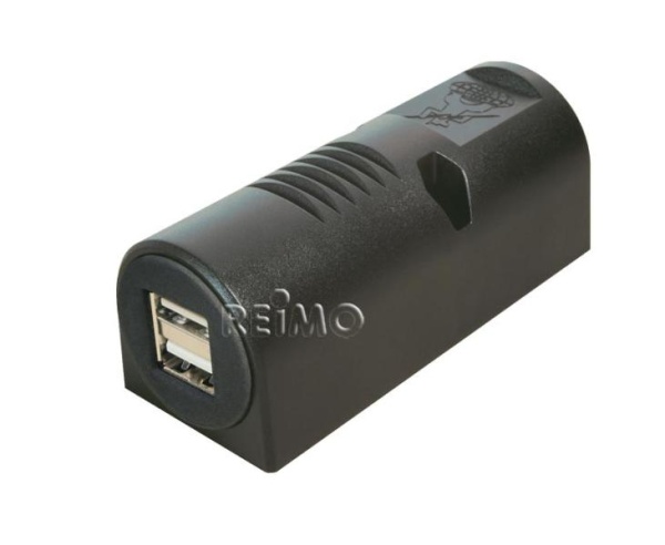 Удлинитель USB 12 / 5V 5A с двойным USB 2x2,5A