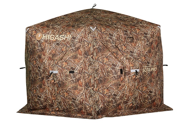 Палатка для рыбалки 8-местная HIGASHI Camo Sota Pro, зимняя, трехслойная, -35