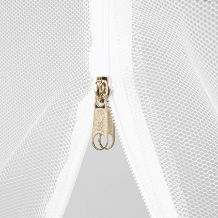 Стенка для садового тента Green Glade 1,95х2,95м полиэстер с москитной сеткой синяя