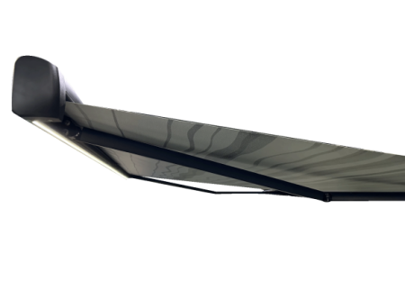 Маркиза безопорная 5 м MobileComfort EAGLE M500BD, настенная, механическая, чёрная