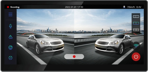 Сенсорный LCD экран 12,3 дюймов для видеорегистраторов GNET D-FORCE S1