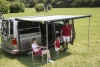 Маркиза Fiamma F40van 2.7м, накрышная механическая, корпус чёрный, полотно серое