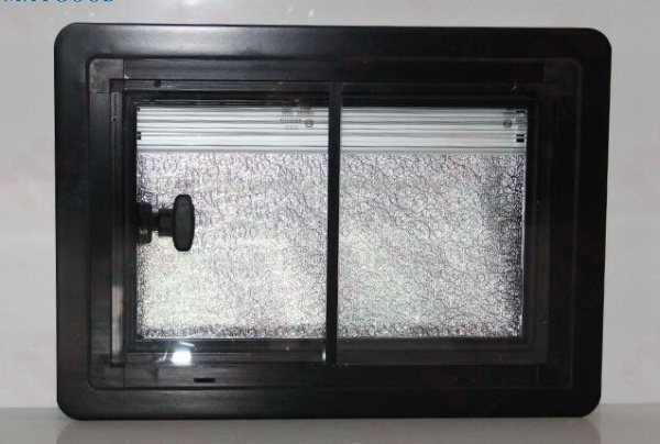 Окно сдвижное Mobile Comfort W9055SR 900x550 мм, штора рулонная, антимоскитка