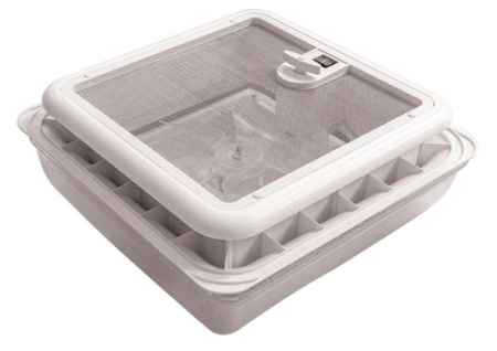 Люк Sanjo 280x280 с вентилятором и прозрачной крышкой