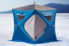 Палатка для рыбалки 3-местная HIGASHI COMFORT PRO DC, зимняя, трехслойная, -35