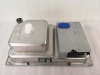 Газовая 1-конфорочная плита с раковиной справа, 12v (536х318х146)