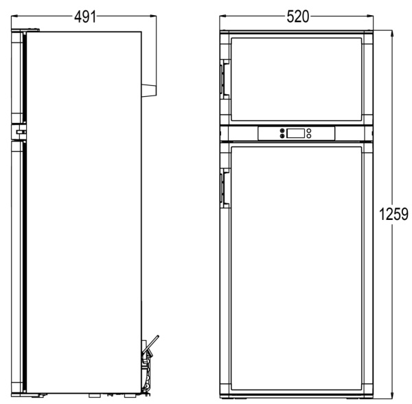 Компрессорный автохолодильник MobileComfort MC-CRX-140(12/24/220V)