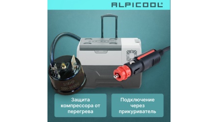 Компрессорный автохолодильник Alpicool CX40 (12/24V)