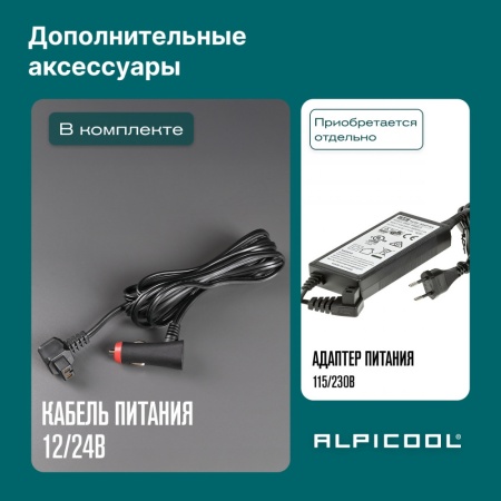 Компрессорный автохолодильник Alpicool TS100 (12/24)