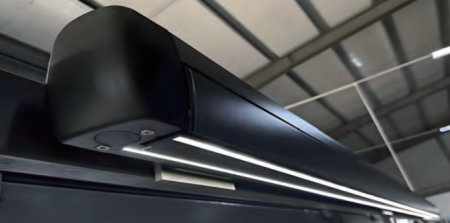 Маркиза безопорная 4,5м MobileComfort EAGLE ME450BD, настенная, электрическая, чёрная