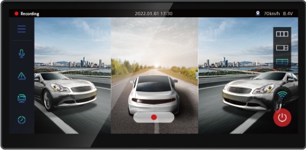 Сенсорный LCD экран 12,3 дюймов для видеорегистраторов GNET D-FORCE S1