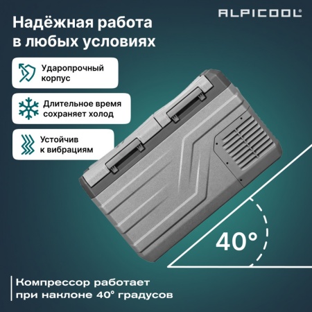 Компрессорный автохолодильник Alpicool NLD35 (12/24)