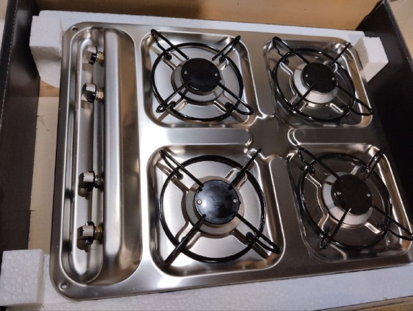 Варочная панель газовая Dometic HB 4500 , 12V, 4 конфорки,