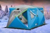 Палатка для рыбалки 6-местная HIGASHI Double Pyramid Extreme, зимняя, трехслойная, -50 Палатка для рыбалки 6-местная HIGASHI Double Pyramid Extreme, зимняя, трехслойная, -50