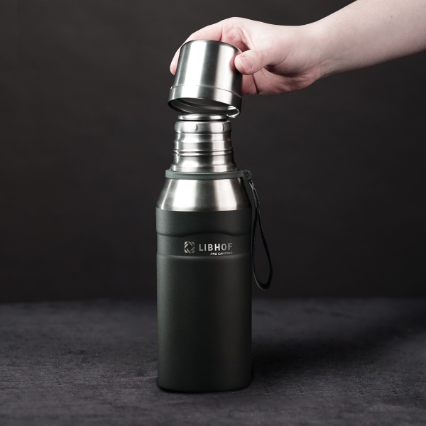 Термос Libhof TM-1000 Black (1 л)