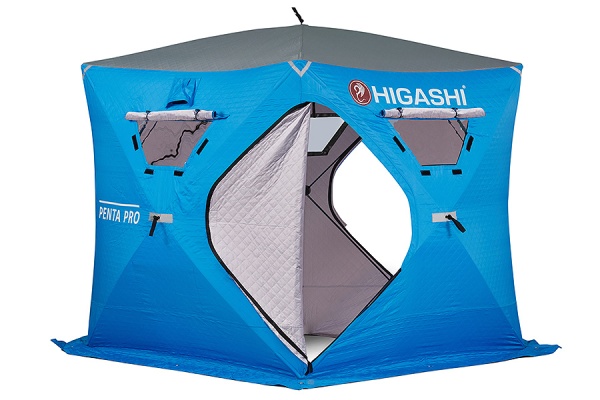 Палатка для рыбалки 6-местная HIGASHI PENTA PRO DC, зимняя, трехслойная, -35