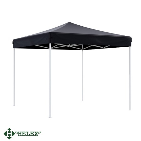 Тент-шатер быстросборный Helex 24332 3x3х3м полиэстер чёрный