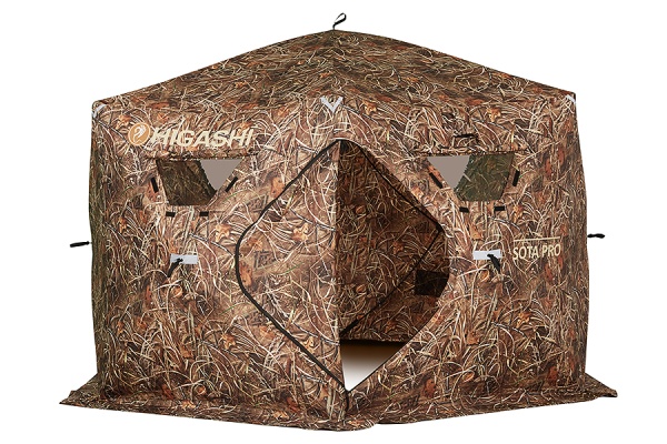 Палатка для рыбалки 8-местная HIGASHI Camo Sota Pro, зимняя, трехслойная, -35