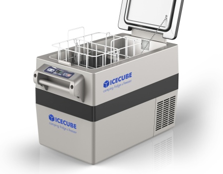 Компрессорный автохолодильник ICE CUBE IC40 серый (12/24/110/220V)