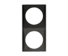 Рамка двухместная Berker Intergo 11,9x5,9см антрацит