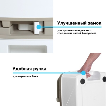 Биотуалет Lupmex 79123 22 л без индикатора