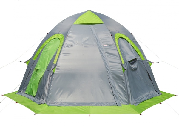 Палатка ЛОТОС 5УT (утепленный внутренний тент, серо-салатовый цвет)
