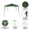 Тент садовый Green Glade 1018 2,4х2,4м/3x3x2,5м полиэстер