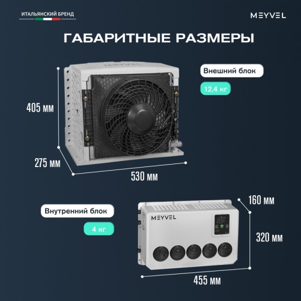 Купить кондиционеры автономный кондиционер meyvel ac-12tec2000  в интернет магазине On-Tek.ru. По выгодным ценам