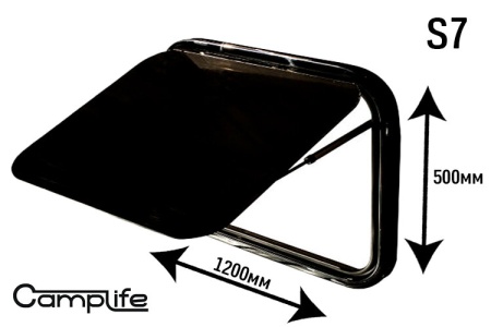 Окно откидное CampLife S7, 1200x500мм