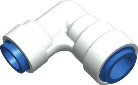 Синий угловой соединитель для JohnGuest 12 мм / Uniquick 12 мм